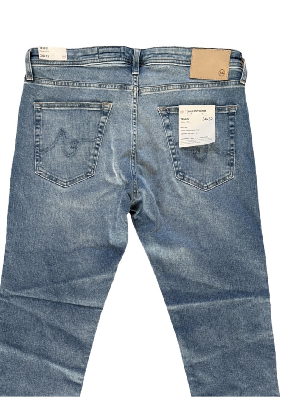 AG Adriano Goldschmied Tellis Modern Slim Denim Jeans NWT Size 34x32 - Picture 6 of 10